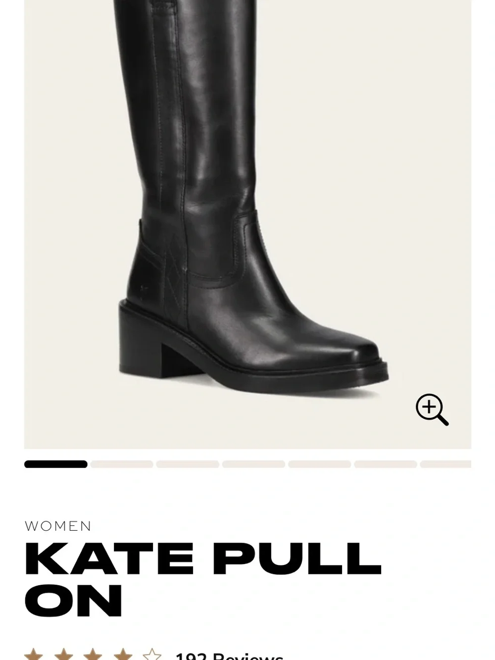 Frye Black Leather & Suede Over-the-Knee Block Heel Boots